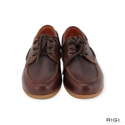Sebago Docksides Gary Jobson veterschoen voor heren in bruin cognac leer. Sebago Docksides Gary Jobson veterschoen voor heren in bruin cognac leer.
