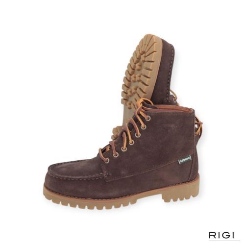 Sebago Campsides Parker enkellaars voor heren in bruin suède. Sebago Campsides Parker enkellaars voor heren in bruin suède.