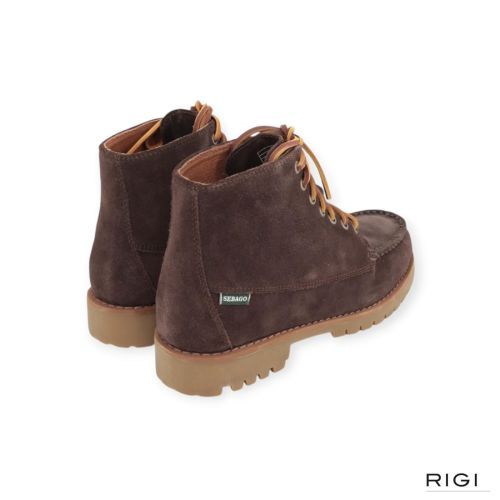 Sebago Campsides Parker enkellaars voor heren in bruin suède. Sebago Campsides Parker enkellaars voor heren in bruin suède.