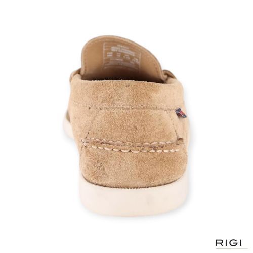 Sebago Dockside heren bootschoen mocassin beige.