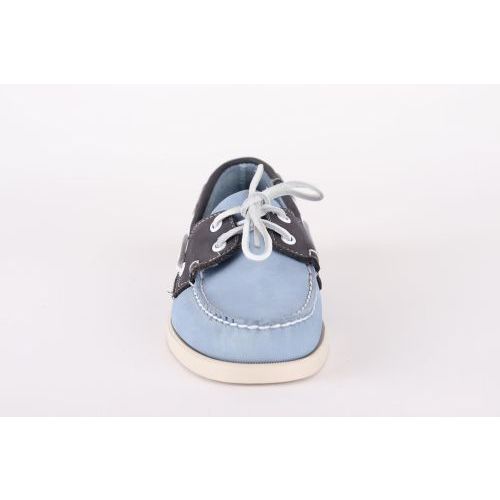 Sebago Docksides heren boot schoen nubuk jeans / blauw 7111PSWA4W