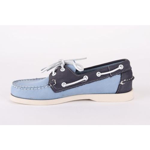 Sebago Docksides heren boot schoen nubuk jeans / blauw 7111PSWA4W
