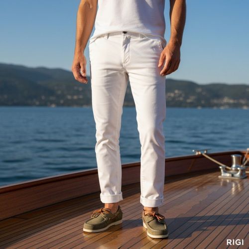 Sebago Docksides Portland Artisan Opera heren bootschoen in groen suede.