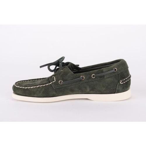Sebago Docksides heren boot schoen suede groen 7111PTWLP8