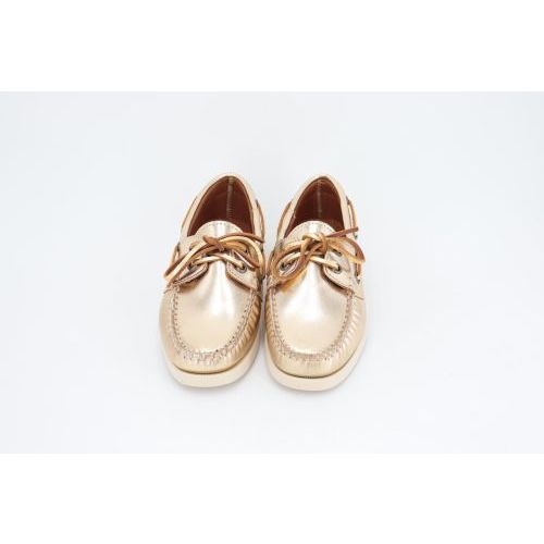 Sebago - Docksides Bootschoen Goud dames (Portland Met Woman 73127GW989 - Portland Met Woman 73127GW989) - Rigi