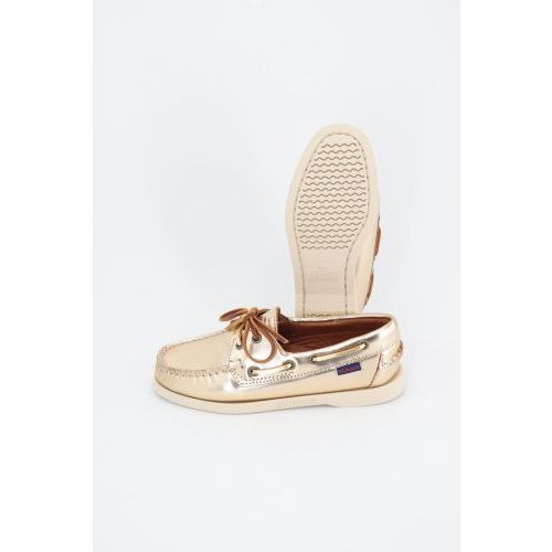 Sebago - Docksides Bootschoen Goud dames (Portland Met Woman 73127GW989 - Portland Met Woman 73127GW989) - Rigi