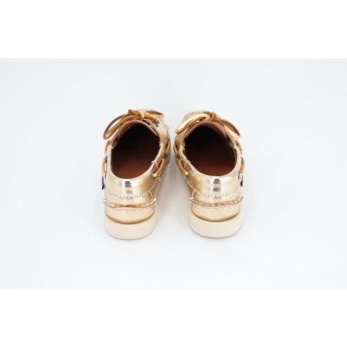 Sebago - Docksides Bootschoen Goud dames (Portland Met Woman 73127GW989 - Portland Met Woman 73127GW989) - Rigi