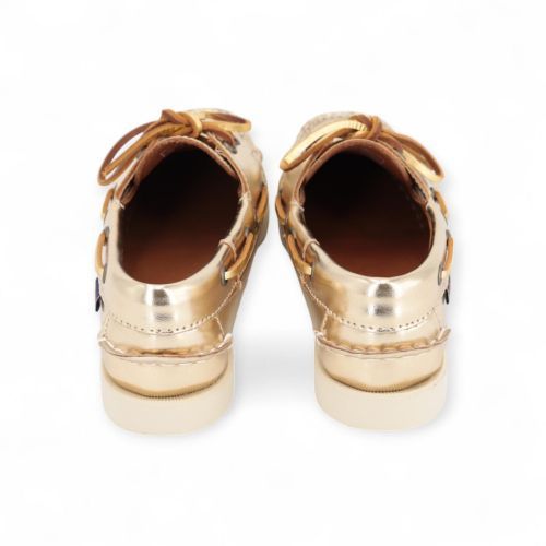 Sebago - Docksides Bootschoen Goud dames (Portland Met Woman 73127GW989 - Portland Met Woman 73127GW989) - Rigi