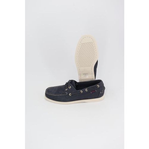 Sebago - Docksides Bootschoen Blauw heren (Portland Nubuck 7000GAOA97 - Portland Nubuck 7000GAOA97) - Rigi