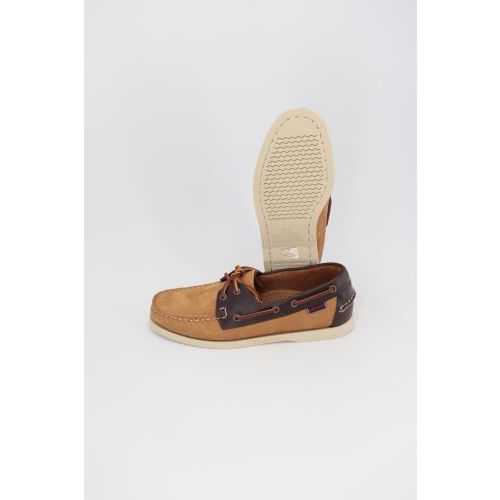 Sebago - Docksides Bootschoen Camel heren (Portland Nubuck Waxy 78123HWA5D - Portland Nubuck Waxy 78123HWA5) - Rigi