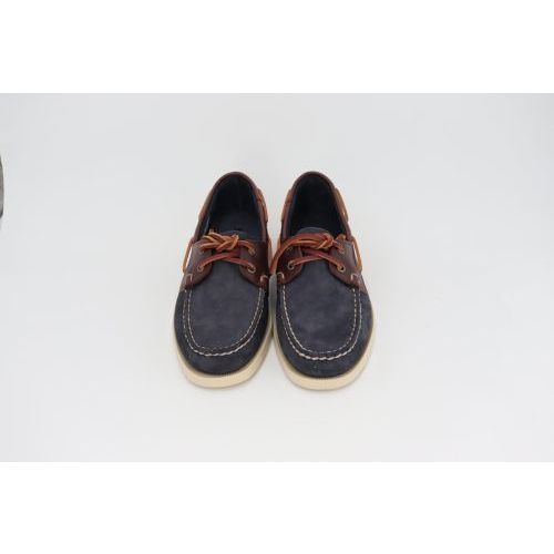 Sebago - Docksides Bootschoen Blauw heren (Portland Nubuck Waxy 78123HWAG2 - Portland Nubuck Waxy 78123HWAG) - Rigi