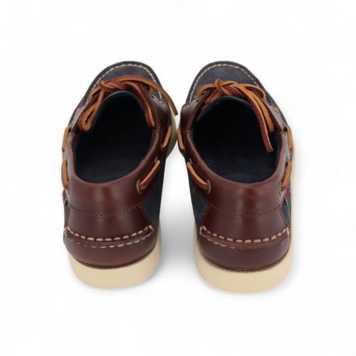 Sebago - Docksides Bootschoen Blauw heren (Portland Nubuck Waxy 78123HWAG2 - Portland Nubuck Waxy 78123HWAG) - Rigi