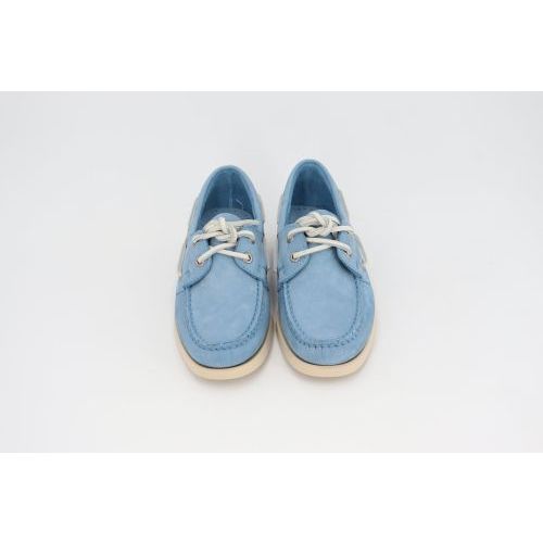 Sebago - Docksides Bootschoen Licht blauw dames (Portland Nubuck Woman 74121SW981 - Portland Nubuck Woman 74121SW9) - Rigi