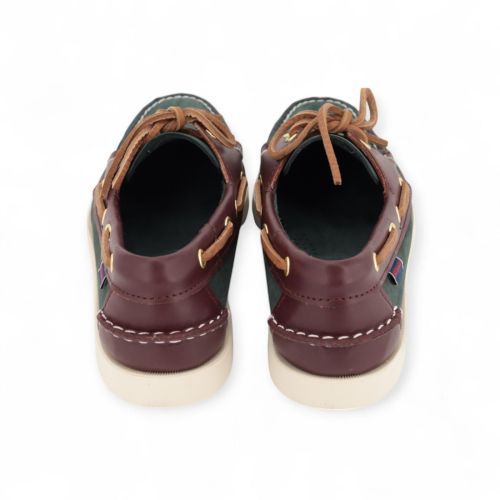 Sebago - Docksides Bootschoen Groen heren (Portland Spinnaker Nubuck 7000H30926 - Portland Spinnaker Nubuck 7000) - Rigi