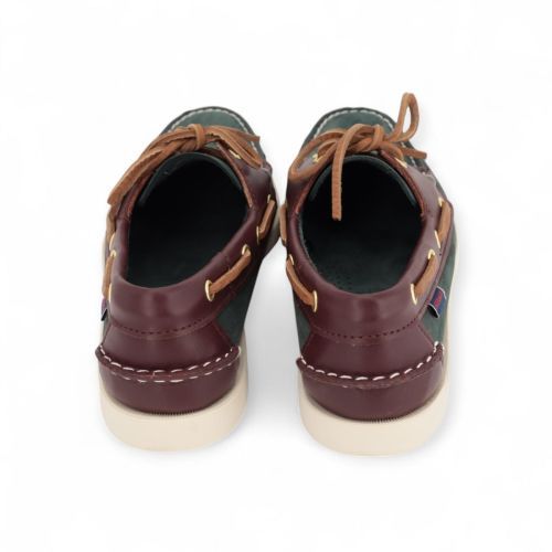 Sebago - Docksides Bootschoen Groen heren (Portland Spinnaker Nubuck 7000H30926 - Portland Spinnaker Nubuck 7000) - Rigi