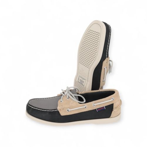 Sebago - Docksides Bootschoen Blauw heren (Portland Spinnaker Nubuck 7001SE0N22 - Portland Spinnaker Nubuck 7001) - Rigi