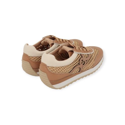 Softwaves Dakota dames sneaker in cognac leer. Softwaves Dakota dames sneaker in cognac leer.