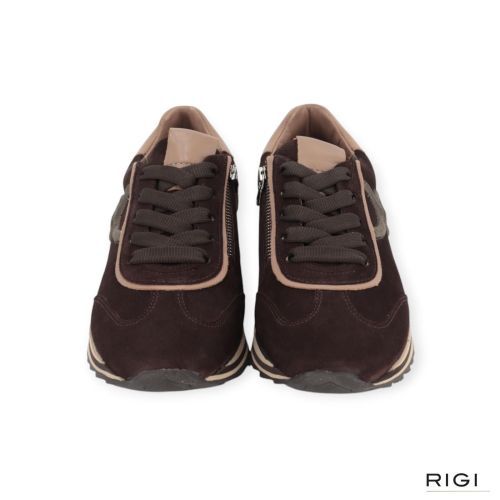 Softwaves Drive Dory sneaker in bruin suède voor dames. Softwaves Drive Dory sneaker in bruin suède voor dames.
