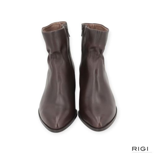 Softwaves Gen enkellaars in bruin leer voor dames. Softwaves Gen enkellaars in bruin leer voor dames.