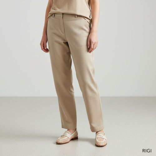 Softwaves Sel Mocassin in beige met multi tressé voor dames. 