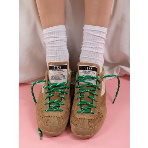 Stkn Stokton sneaker Curry D-02 voor dames in beige suède Stkn Stokton sneaker Curry D-02 voor dames in beige suède