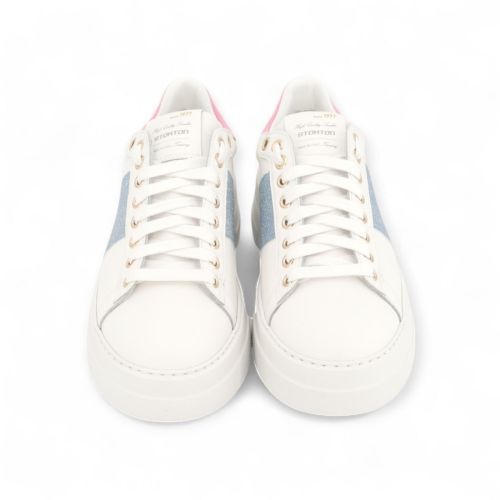 Stokton Sneaker Wit dames (Fiscia Pelle 651-D Sneaker - Fiscia Pelle 651-D Sneaker) - Rigi