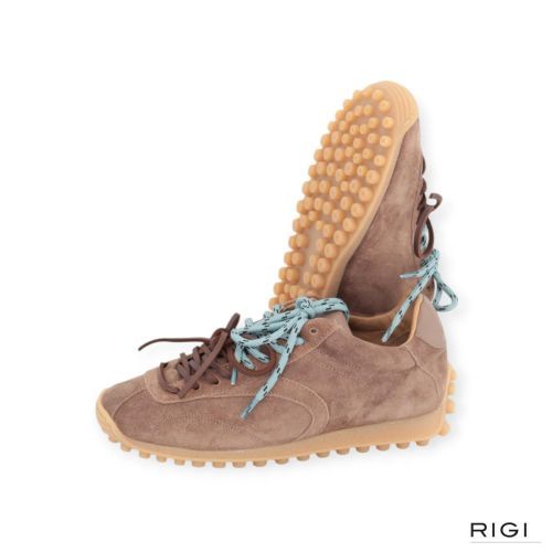 Stokton Golito sneaker in lichtbruin suède voor dames. 