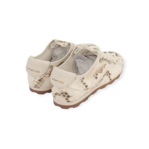 Stokton Hope D09 sneaker voor dames in offwit crocco leer.