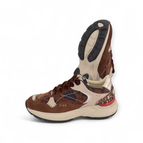 Stokton Sneaker Bruin dames (Reverse New Age - Reverse New Age) - Rigi