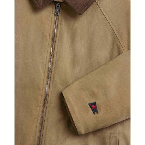 Mercer The Mercer Blouson Jacket, jas voor dames en heren, unisex in zand kleur. Mercer The Mercer Blouson Jacket, jas voor dames en heren, unisex in zand kleur.