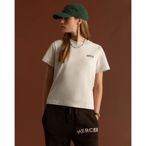 Mercer The Mercer Classic Tee T-shirt in zand voor dames. Mercer The Mercer Classic Tee T-shirt in zand voor dames.