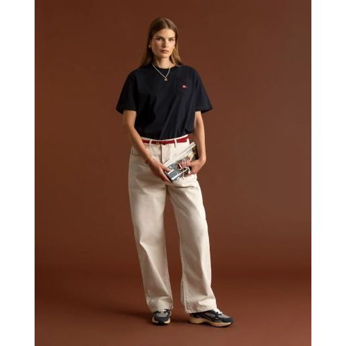 Mercer The Mercer Flag Tee T-shirt in blauw voor dames en heren. 
