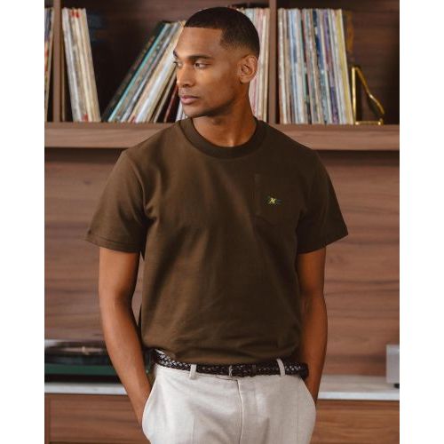 Mercer T-shirt Bruin unisex (The Mercer Flag Tee (MEAP263002) - The Mercer Flag Tee (MEAP26300) - Rigi Mercer T-shirt Bruin unisex (The Mercer Flag Tee (MEAP263002) - The Mercer Flag Tee (MEAP26300) - Rigi