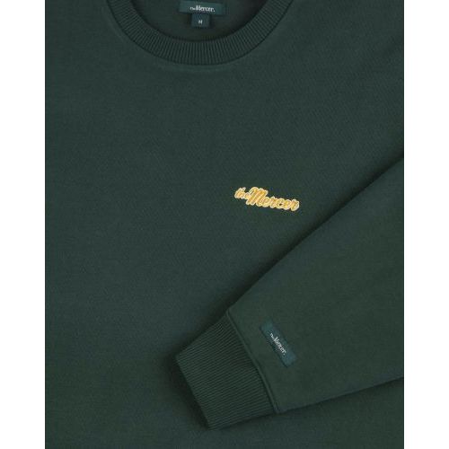 Mercer Sweater - Trui Groen unisex (The Mercer Logo Sweat MEAP261011 - The Mercer Logo Sweat MEAP2610) - Rigi