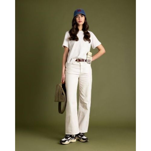 Mercer T-shirt Beige dames (The Mercer Logo Tee W MEAP261005 - The Mercer Logo Tee W MEAP2610) - Rigi