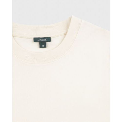 Mercer T-shirt Off wit dames (The Mercer Logo Tee W MEAP261005 - The Mercer Logo Tee W MEAP2610) - Rigi