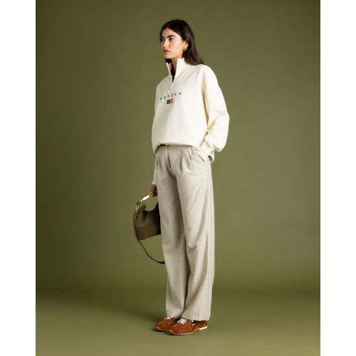 Mercer Sweater - Trui Off wit unisex (The Mercer Quarter Zip MEAP261013 - The Mercer Quarter Zip MEAP261) - Rigi