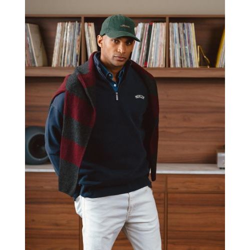 Mercer Sweater - Trui Blauw unisex (The Mercer Quarter Zip (MEAP263008) - The Mercer Quarter Zip (MEAP26) - Rigi Mercer Sweater - Trui Blauw unisex (The Mercer Quarter Zip (MEAP263008) - The Mercer Quarter Zip (MEAP26) - Rigi