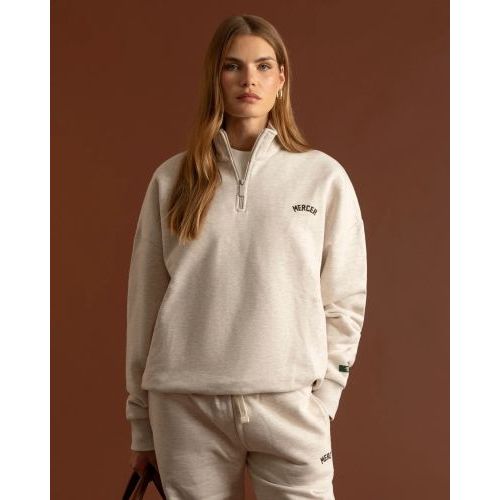 Mercer Sweater - Trui Zand unisex (The Mercer Quarter Zip (MEAP263008) - The Mercer Quarter Zip (MEAP26) - Rigi Mercer Sweater - Trui Zand unisex (The Mercer Quarter Zip (MEAP263008) - The Mercer Quarter Zip (MEAP26) - Rigi