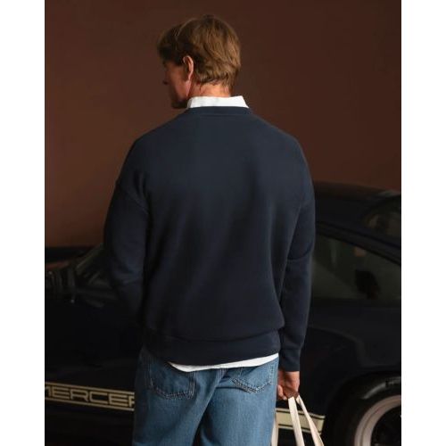Mercer The Mercer Signature Sweat sweater, trui voor dames en heren in blauw. 