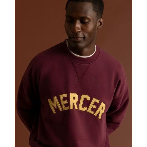 Mercer The Mercer Signature Sweat sweater, trui voor dames en heren in bordeaux. Mercer The Mercer Signature Sweat sweater, trui voor dames en heren in bordeaux.