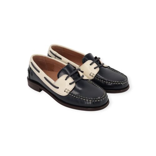 Toc Playboy the Elise mocassin in blauw leer.