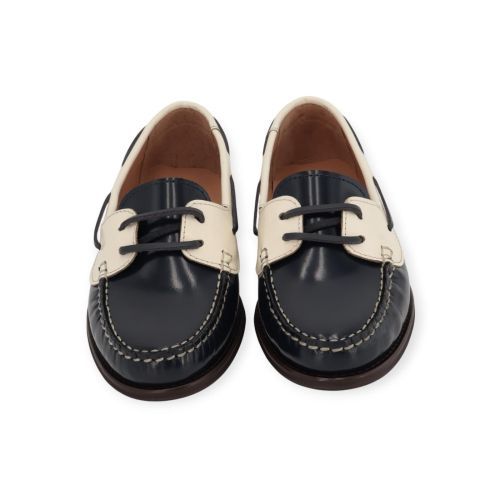 Toc Playboy the Elise mocassin in blauw leer.