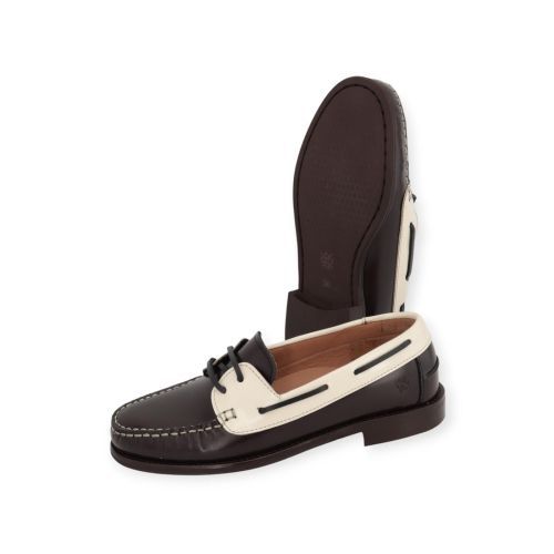 Toc Playboy the Elise mocassin in bordeaux leer.