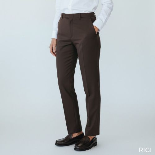 Toc Playboy the norah mocassin in bruin leer.