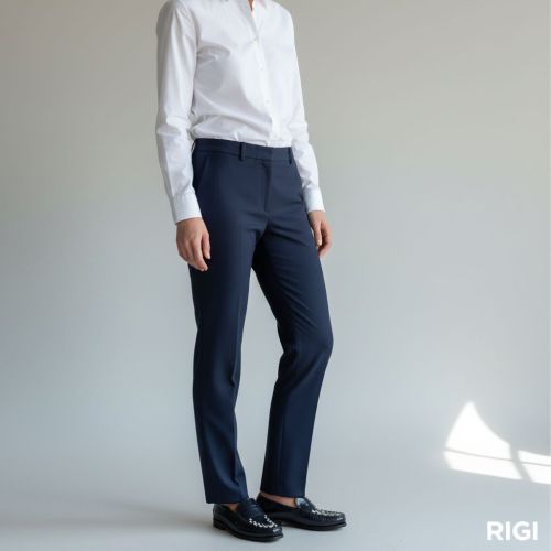 Toc Playboy the Sofia mocassin in blauw leer. Toc Playboy the Sofia mocassin in blauw leer.