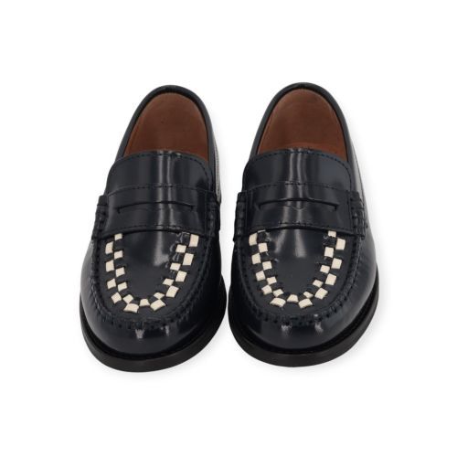 Toc Playboy the Sofia mocassin in blauw leer. Toc Playboy the Sofia mocassin in blauw leer.