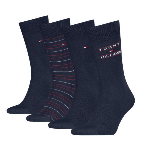 Tommy Hilfiger Sock 4 Pack Tin Giftbox 701241158001 in blauw  voor heren. 