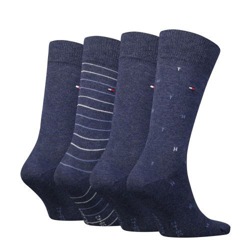 Tommy Hilfiger Sokken Jeans heren (SOCK 4P Tin Giftbox  - SOCK 4P Tin Giftbox ) - Rigi