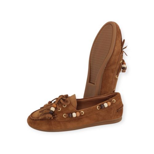 Toral Anahi mocassin in cognac voor dames.